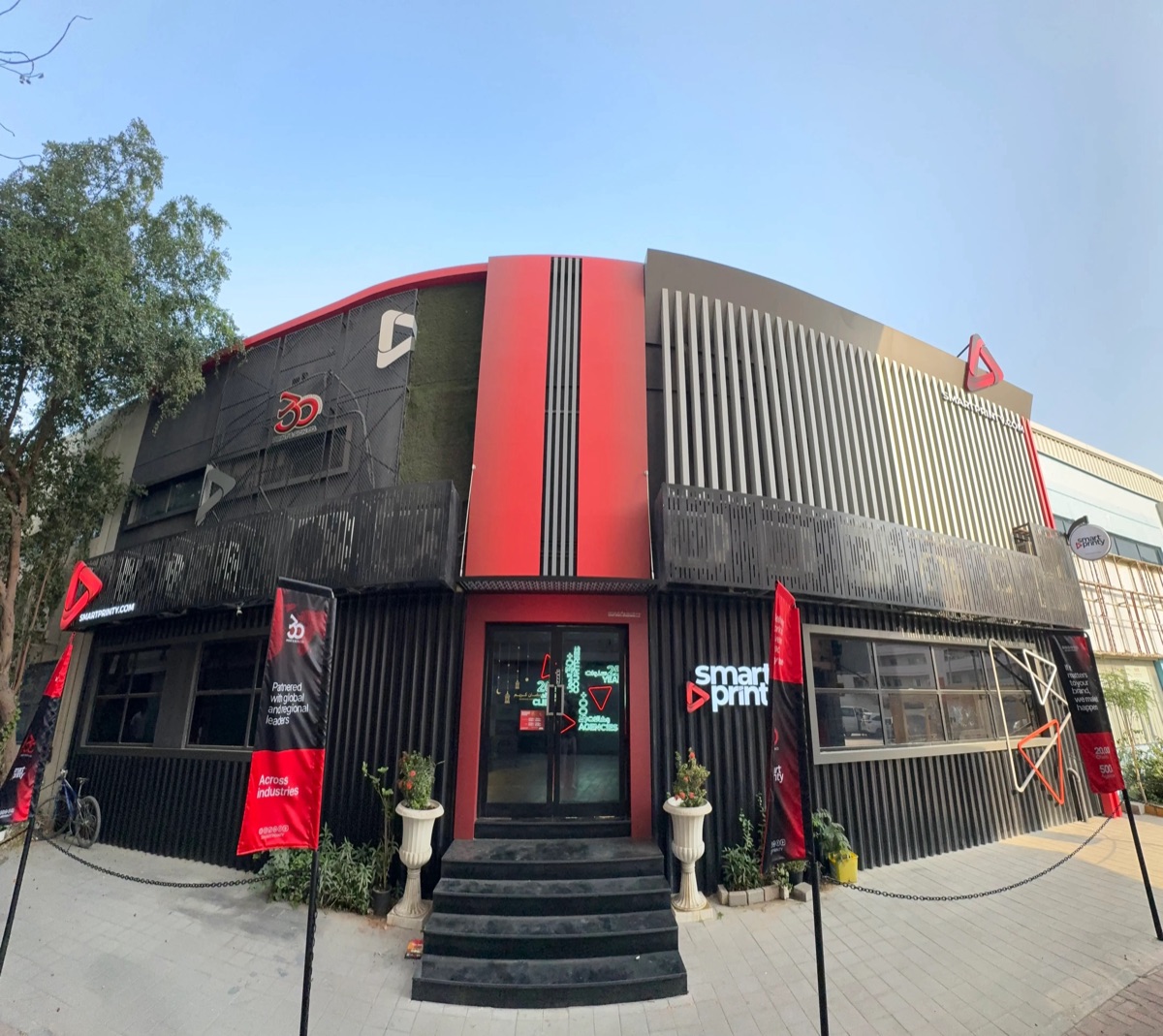SmartPrinty entrance exterior in Al Qusais, Dubai