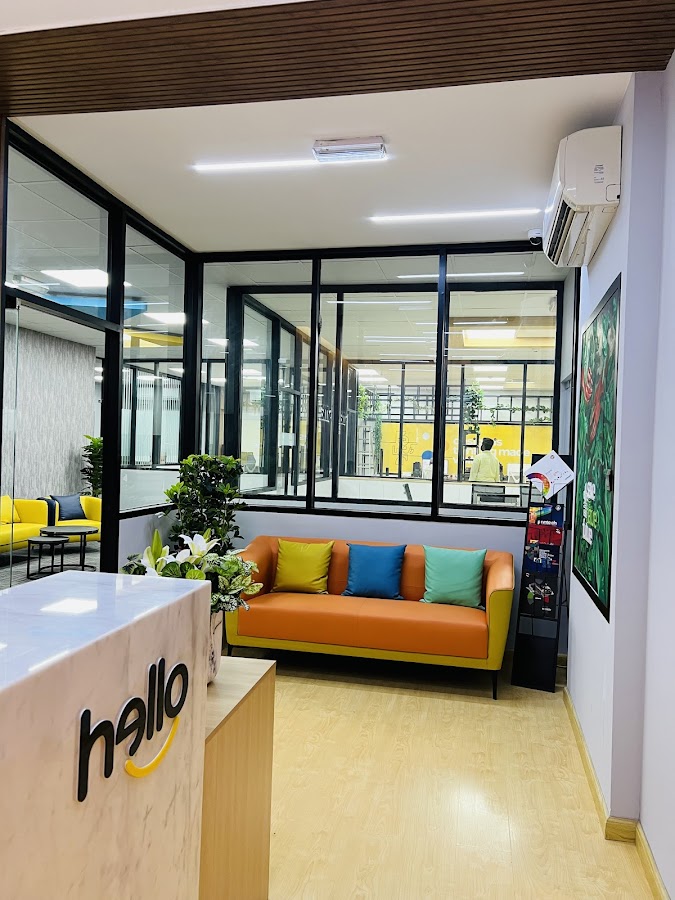 SmartPrinty reception area at Dubai head office